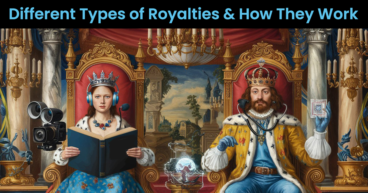 Different types of royalties and how they work.