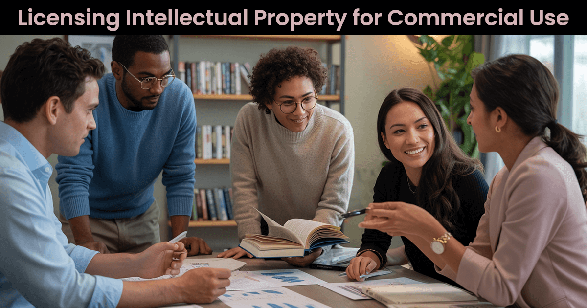 IP licensing for commercial use