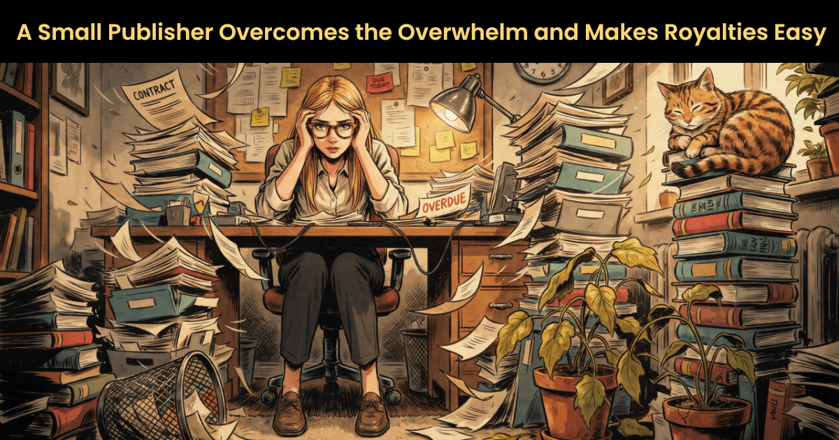 Case Study: A Small Publisher Makes Royalties Easy