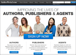 The Home Page of the AuthorPortal.com Author Portal by MetaComet Systems.
